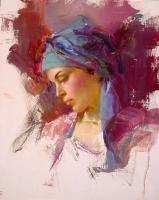 Pino Daeni - Impression oil painting.